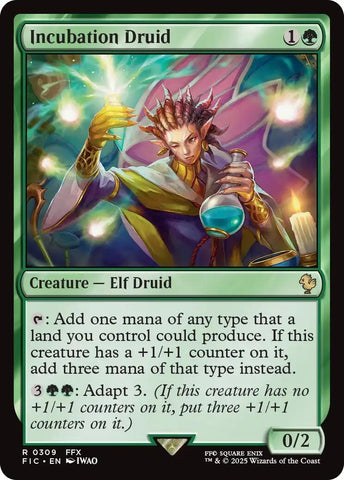 Image for Incubation Druid (Surge Foil) (309) (FINAL FANTASY) - Magic: The Gathering