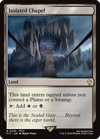 Image for Isolated Chapel (Surge Foil) (405) (FINAL FANTASY) - Magic: The Gathering