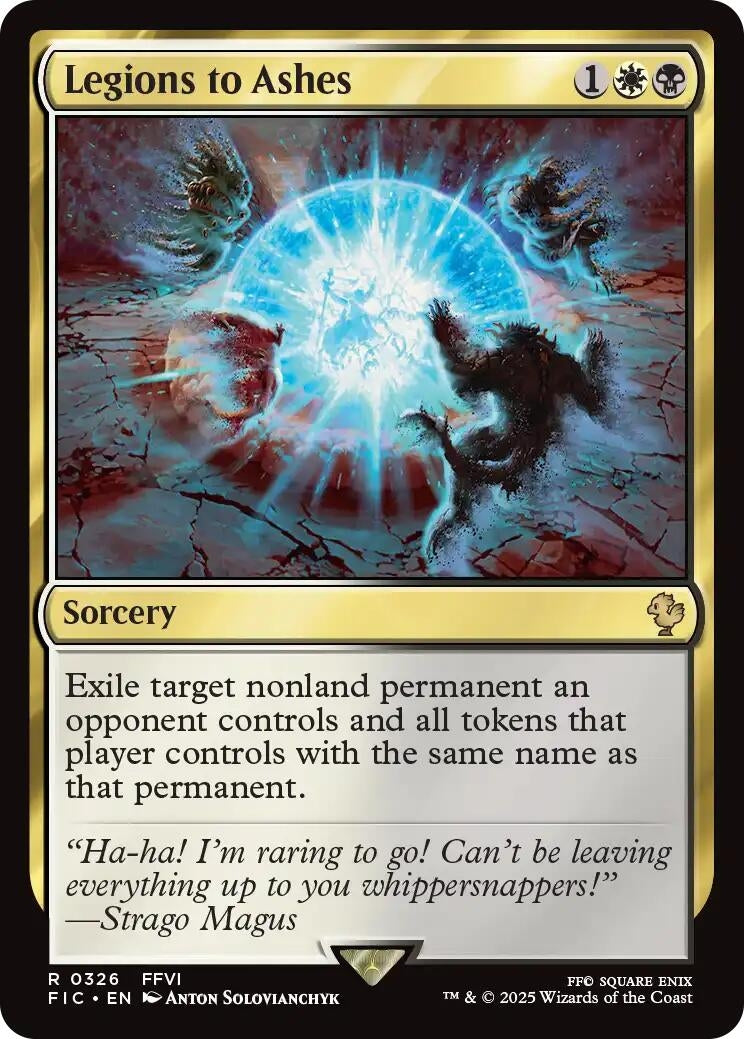 Image for Legions to Ashes (Surge Foil) (326) (FINAL FANTASY) - Magic: The Gathering