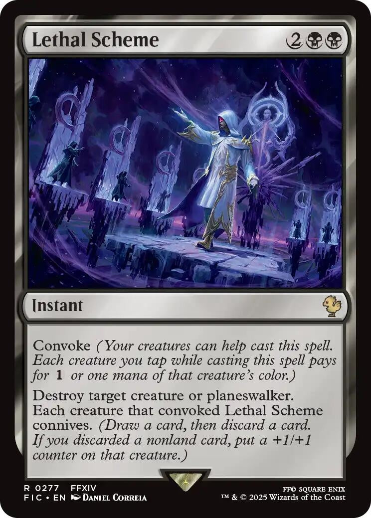 Image for Lethal Scheme (Surge Foil) (277) (FINAL FANTASY) - Magic: The Gathering