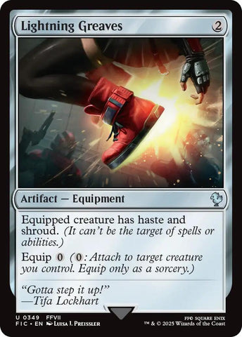 Image for Lightning Greaves (Surge Foil) (349) (FINAL FANTASY) - Magic: The Gathering
