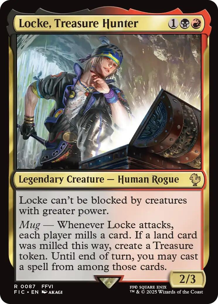 Image for Locke, Treasure Hunter (Surge Foil) (87) (FINAL FANTASY) - Magic: The Gathering