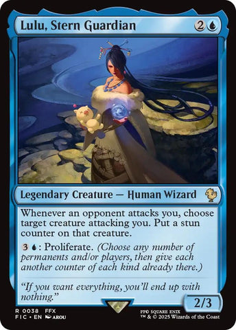 Image for Lulu, Stern Guardian (Surge Foil) (38) (FINAL FANTASY) - Magic: The Gathering