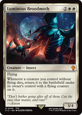 Image for Luminous Broodmoth (Surge Foil) (246) (FINAL FANTASY) - Magic: The Gathering