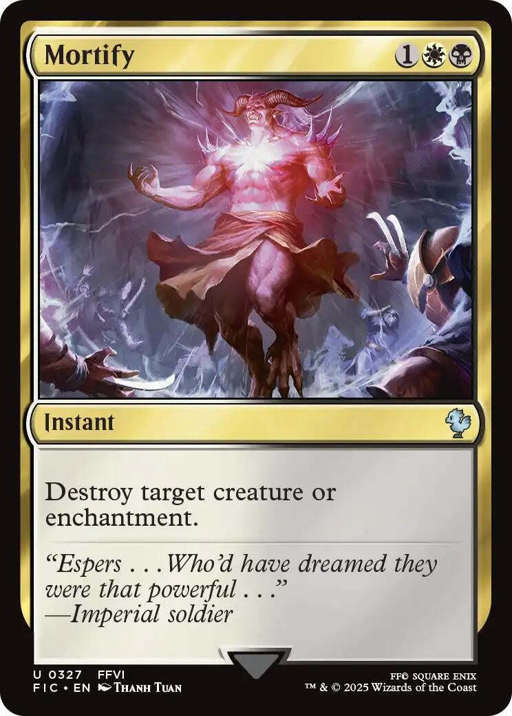Image for Mortify (Surge Foil) (327) (FINAL FANTASY) - Magic: The Gathering