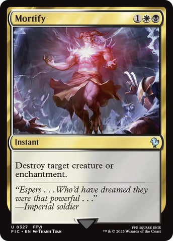 Image for Mortify (Surge Foil) (327) (FINAL FANTASY) - Magic: The Gathering