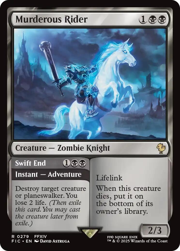 Image for Murderous Rider (Surge Foil) (279) (FINAL FANTASY) - Magic: The Gathering