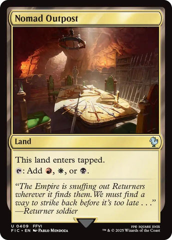 Image for Nomad Outpost (Surge Foil) (409) (FINAL FANTASY) - Magic: The Gathering