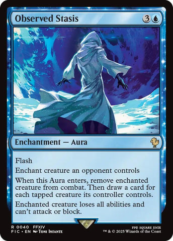 Image for Observed Stasis (Surge Foil) (40) (FINAL FANTASY) - Magic: The Gathering