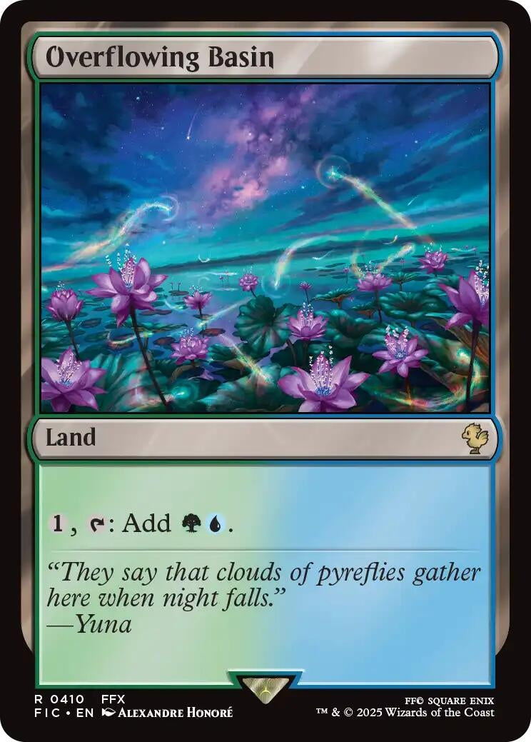 Image for Overflowing Basin (Surge Foil) (410) (FINAL FANTASY) - Magic: The Gathering