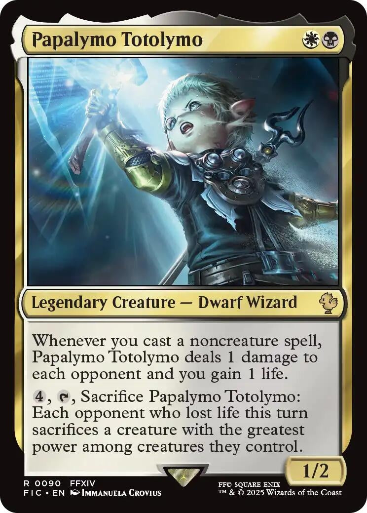 Image for Papalymo Totolymo (Surge Foil) (90) (FINAL FANTASY) - Magic: The Gathering