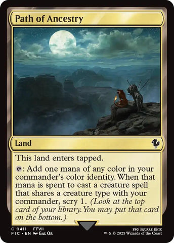 Image for Path of Ancestry (Surge Foil) (411) (FINAL FANTASY) - Magic: The Gathering