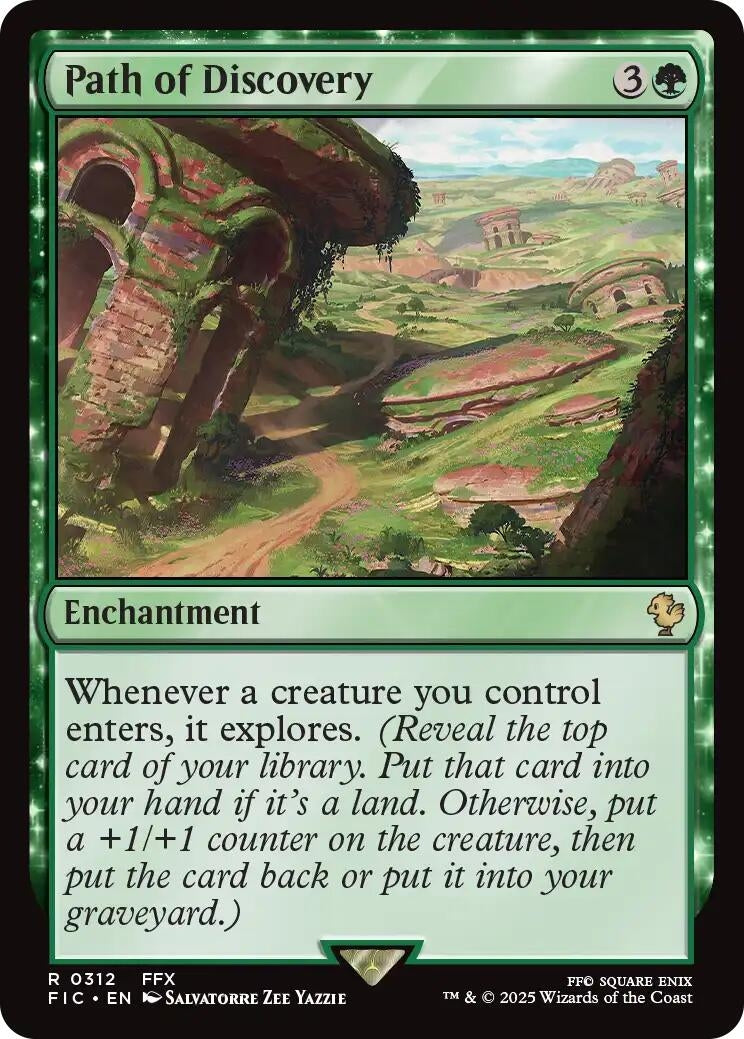 Image for Path of Discovery (Surge Foil) (312) (FINAL FANTASY) - Magic: The Gathering