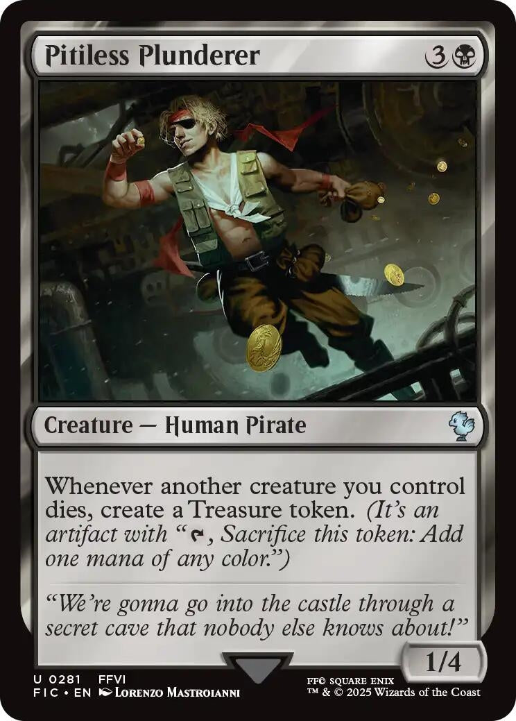 Image for Pitiless Plunderer (Surge Foil) (281) (FINAL FANTASY) - Magic: The Gathering