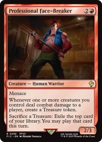 Image for Professional Face-Breaker (Surge Foil) (296) (FINAL FANTASY) - Magic: The Gathering