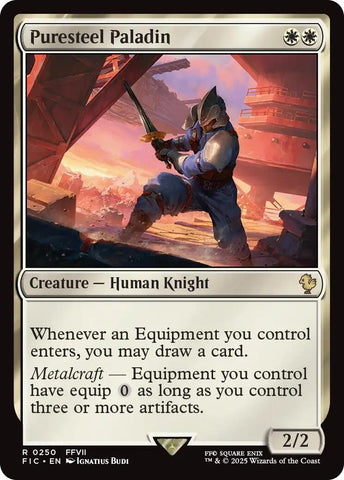 Image for Puresteel Paladin (Surge Foil) (250) (FINAL FANTASY) - Magic: The Gathering