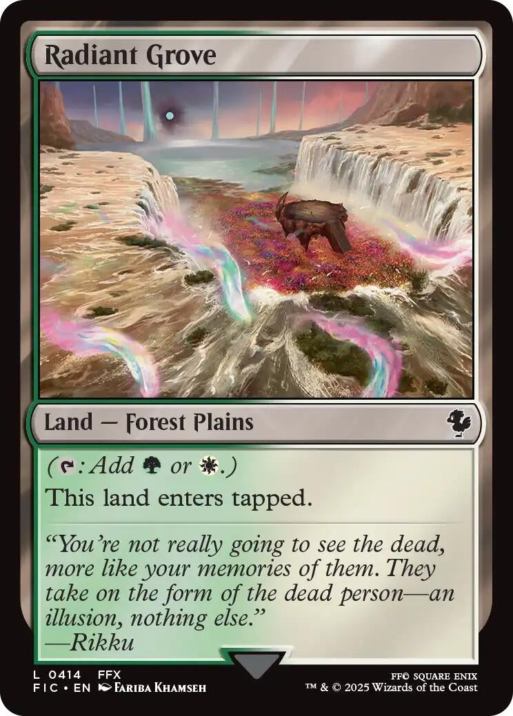 Image for Radiant Grove (Surge Foil) (414) (FINAL FANTASY) - Magic: The Gathering