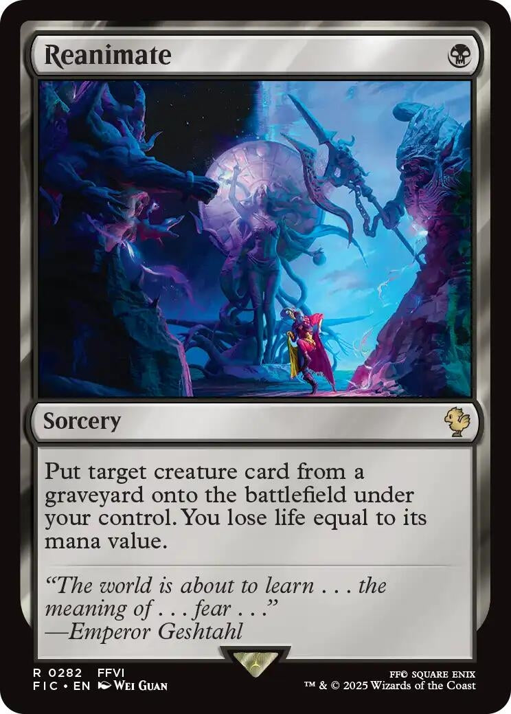 Image for Reanimate (Surge Foil) (282) (FINAL FANTASY) - Magic: The Gathering