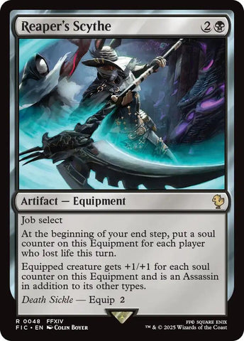 Image for Reaper's Scythe (Surge Foil) (48) (FINAL FANTASY) - Magic: The Gathering