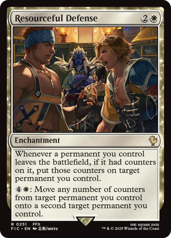 Image for Resourceful Defense (Surge Foil) (251) (FINAL FANTASY) - Magic: The Gathering