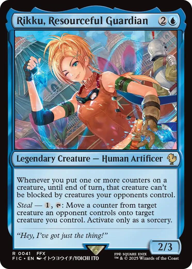 Image for Rikku, Resourceful Guardian (Surge Foil) (41) (FINAL FANTASY) - Magic: The Gathering