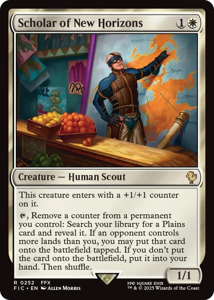 Image for Scholar of New Horizons (Surge Foil) (252) (FINAL FANTASY) - Magic: The Gathering