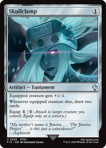 Image for Skullclamp (Surge Foil) (355) (FINAL FANTASY) - Magic: The Gathering