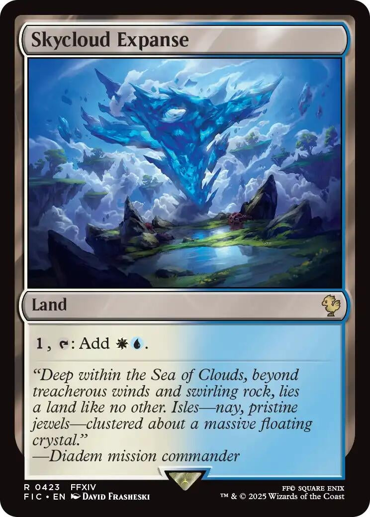 Image for Skycloud Expanse (Surge Foil) (423) (FINAL FANTASY) - Magic: The Gathering