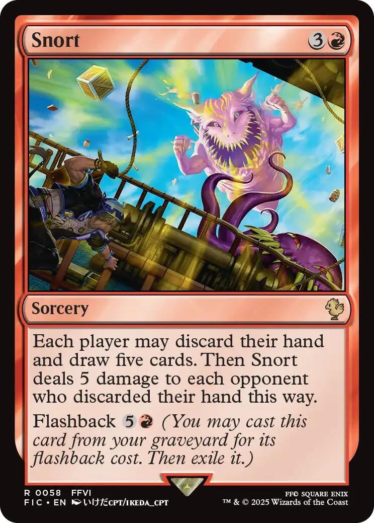 Image for Snort (Surge Foil) (58) (FINAL FANTASY) - Magic: The Gathering