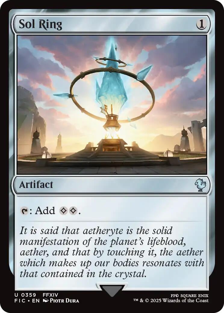 Image for Sol Ring (0359) (Surge Foil) (359) (FINAL FANTASY) - Magic: The Gathering