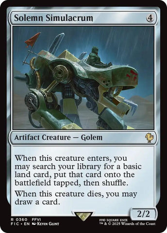Image for Solemn Simulacrum (Surge Foil) (360) (FINAL FANTASY) - Magic: The Gathering