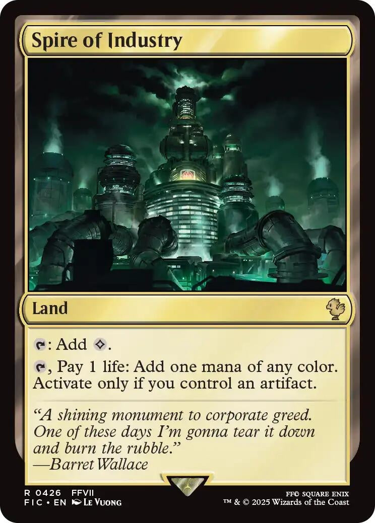 Image for Spire of Industry (Surge Foil) (426) (FINAL FANTASY) - Magic: The Gathering