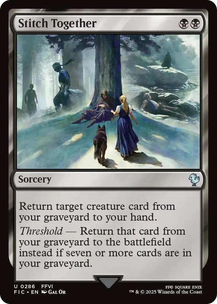 Image for Stitch Together (Surge Foil) (286) (FINAL FANTASY) - Magic: The Gathering