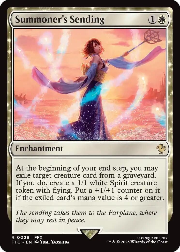 Image for Summoner's Sending (Surge Foil) (29) (FINAL FANTASY) - Magic: The Gathering