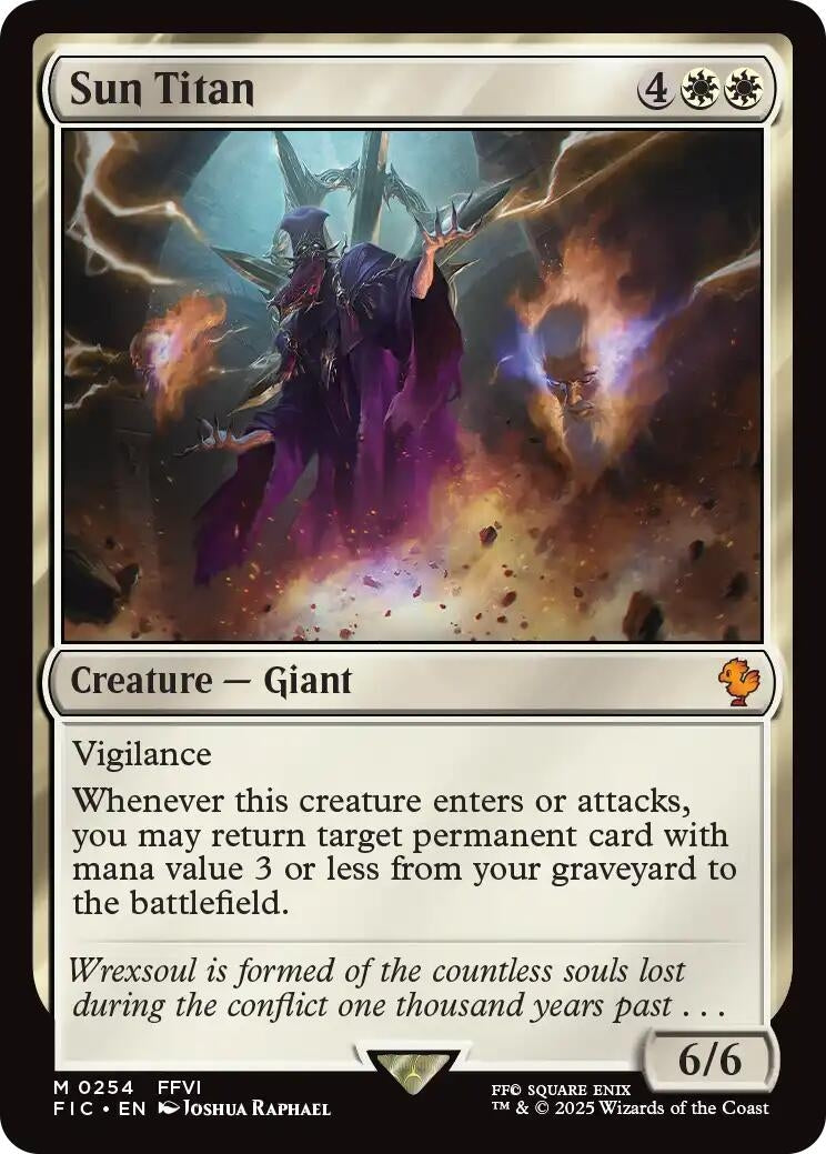 Image for Sun Titan (Surge Foil) (254) (FINAL FANTASY) - Magic: The Gathering