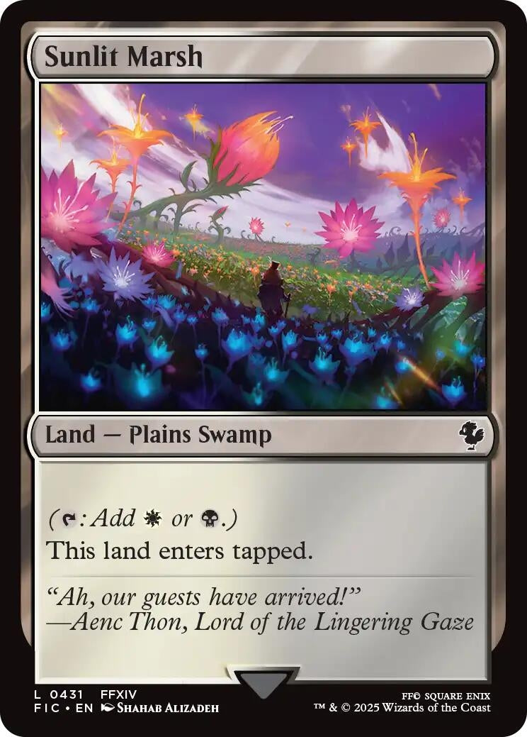 Image for Sunlit Marsh (Surge Foil) (431) (FINAL FANTASY) - Magic: The Gathering