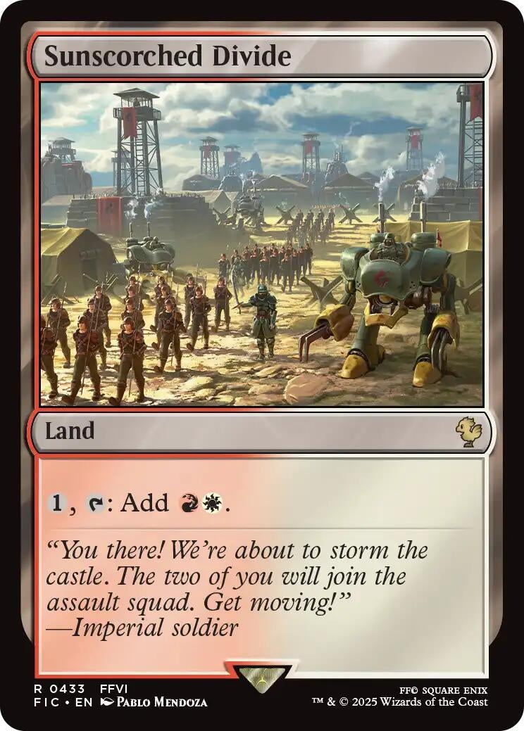 Image for Sunscorched Divide (Surge Foil) (433) (FINAL FANTASY) - Magic: The Gathering
