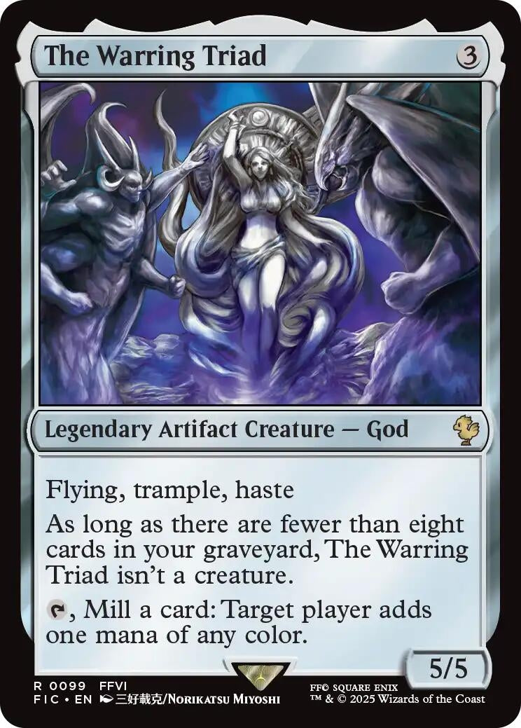 Image for The Warring Triad (Surge Foil) (99) (FINAL FANTASY) - Magic: The Gathering
