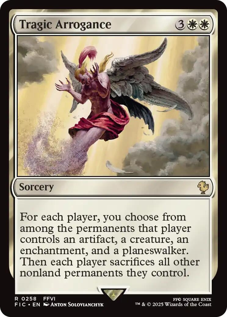 Image for Tragic Arrogance (Surge Foil) (258) (FINAL FANTASY) - Magic: The Gathering