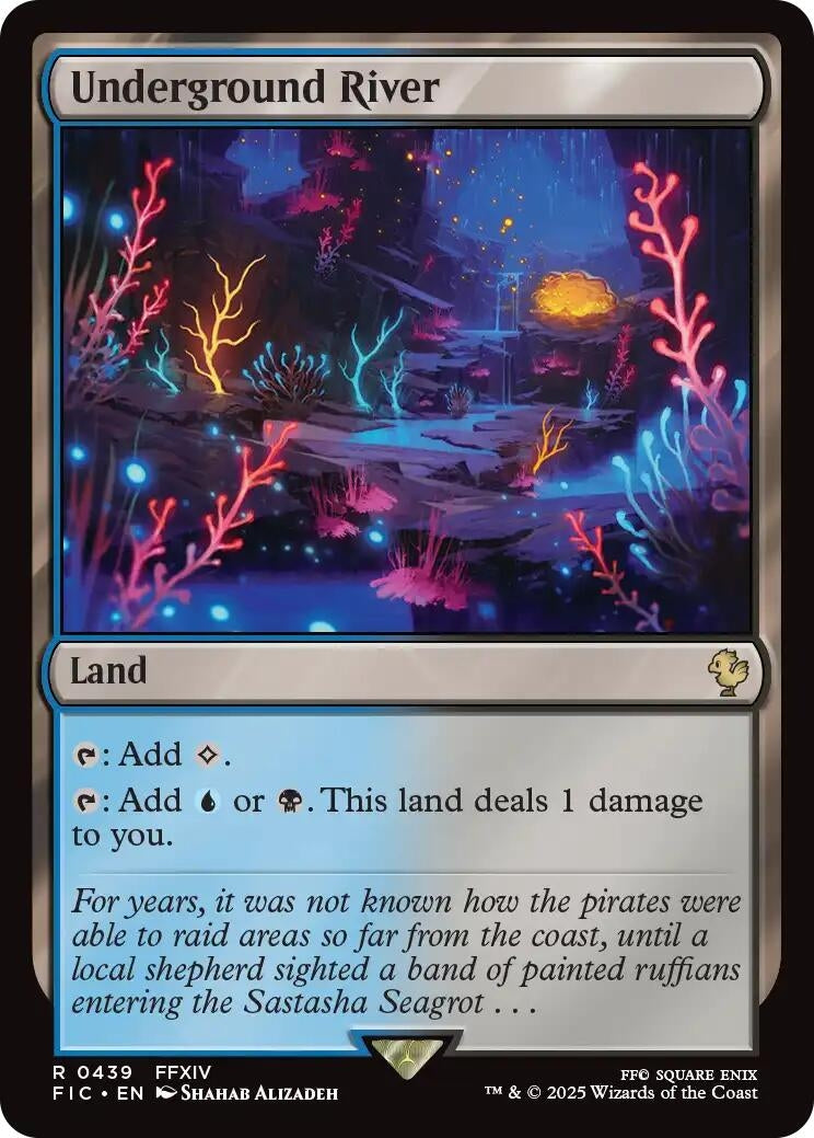 Image for Underground River (Surge Foil) (439) (FINAL FANTASY) - Magic: The Gathering