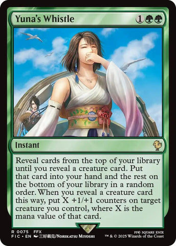 Image for Yuna's Whistle (Surge Foil) (75) (FINAL FANTASY) - Magic: The Gathering