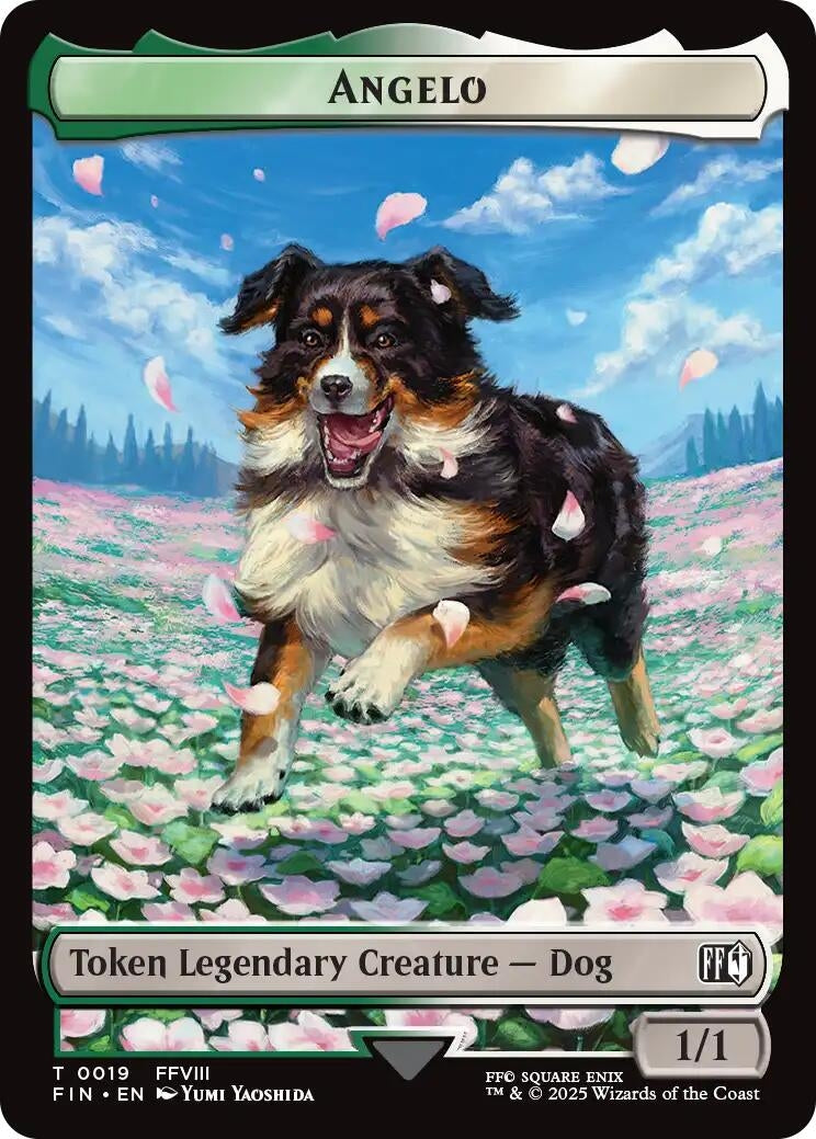 Image for Angelo // Darkstar Double-Sided Token (19 // 20) (FINAL FANTASY) - Magic: The Gathering