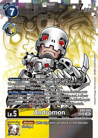 Image for Andromon (SP) (EX9-030 SR) (Versus Monsters) - Digimon Card Game