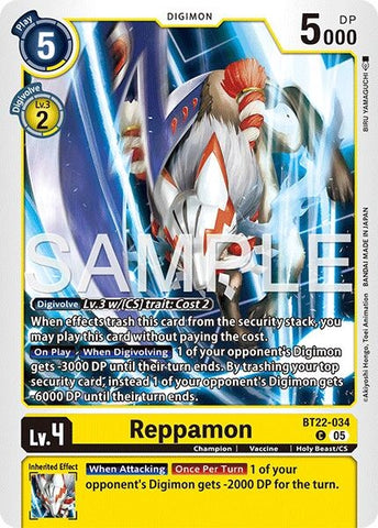 Reppamon (BT22-034 C) (BT22)