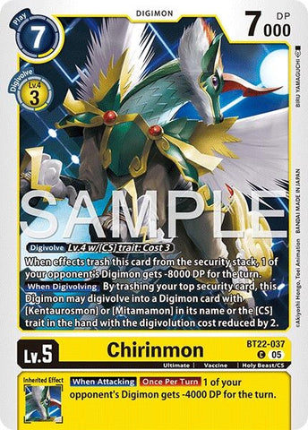 Chirinmon (BT22-037 C) (BT22)