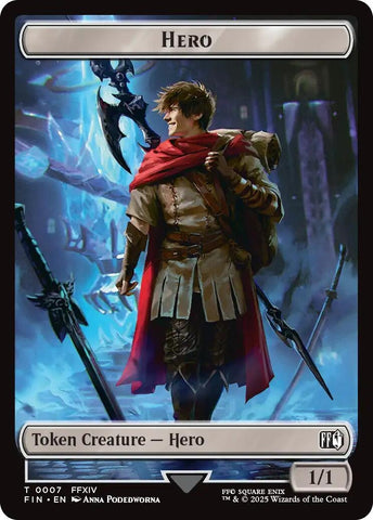 Image for Hero (0007) // Bird (0016) Double-Sided Token (7 // 16) - Magic: The Gathering