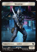 Image for Soldier // Rebel Double-Sided Token (2 // 7) (FINAL FANTASY) - Magic: The Gathering
