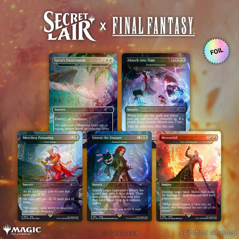 Image for Secret Lair x FINAL FANTASY: Game Over - Rainbow Foil Edition - Magic: The Gathering