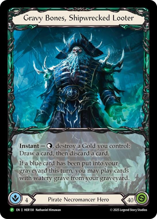 Image for Gravy Bones, Shipwrecked Looter - HER138 (HER138) - Flesh and Blood TCG