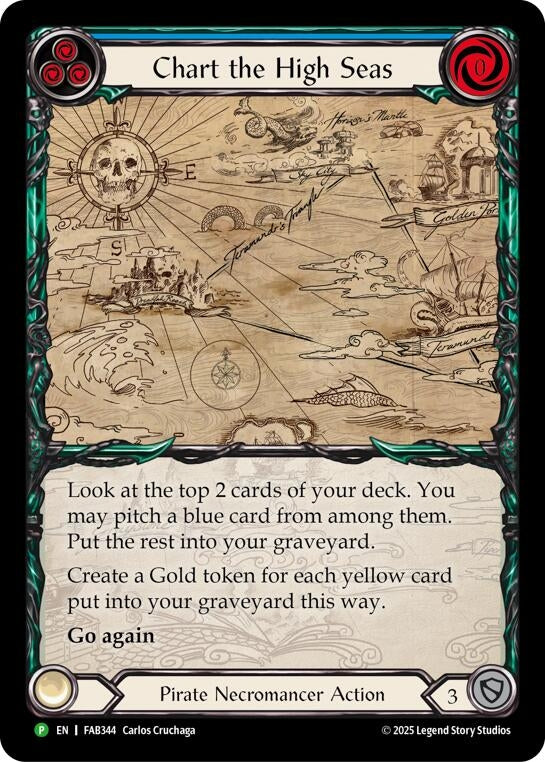 Image for Chart the High Seas - FAB344 (FAB344) - Flesh and Blood TCG
